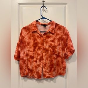 Forever 21 tie dye crop top